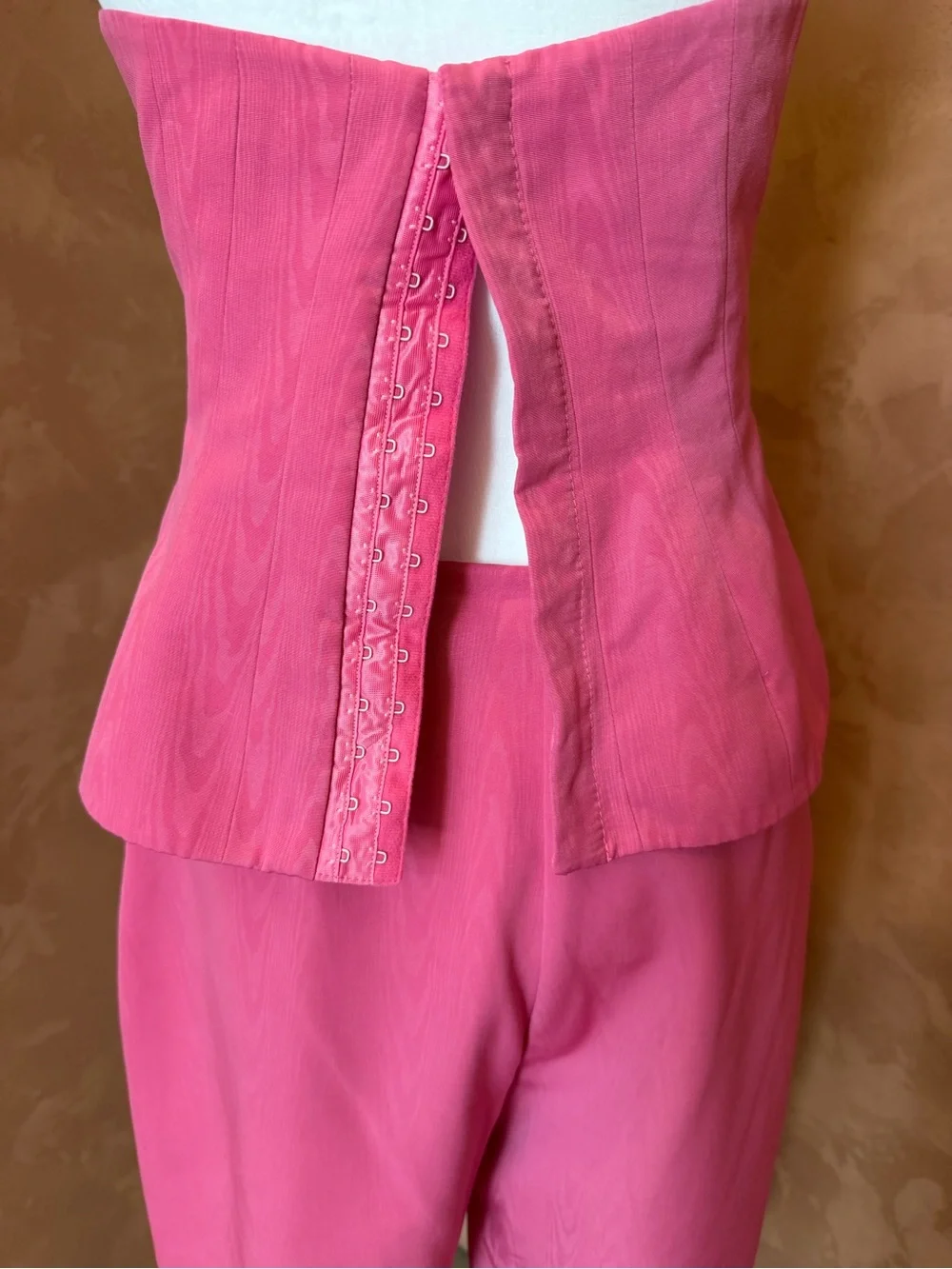 Staud Hot Pink Matching Two-Piece Set.